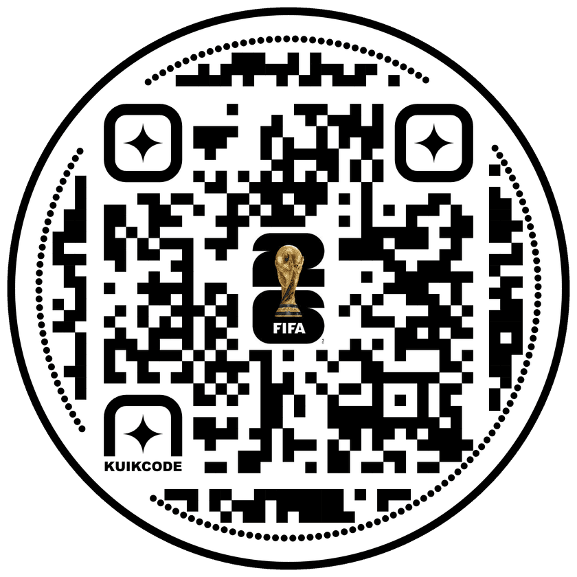 FIFA themed KuikCode QR code example