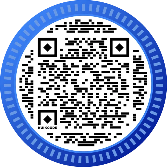 Flyer QR code design
