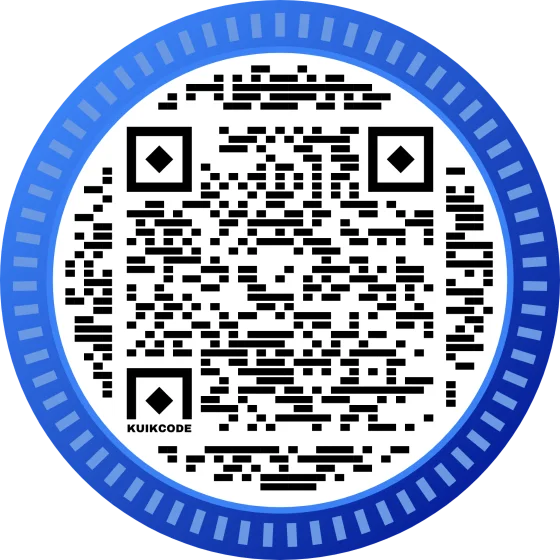 Front window QR code design