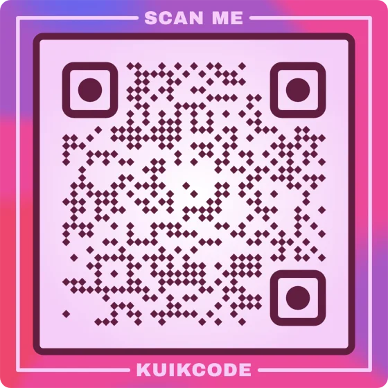 Square QR code design