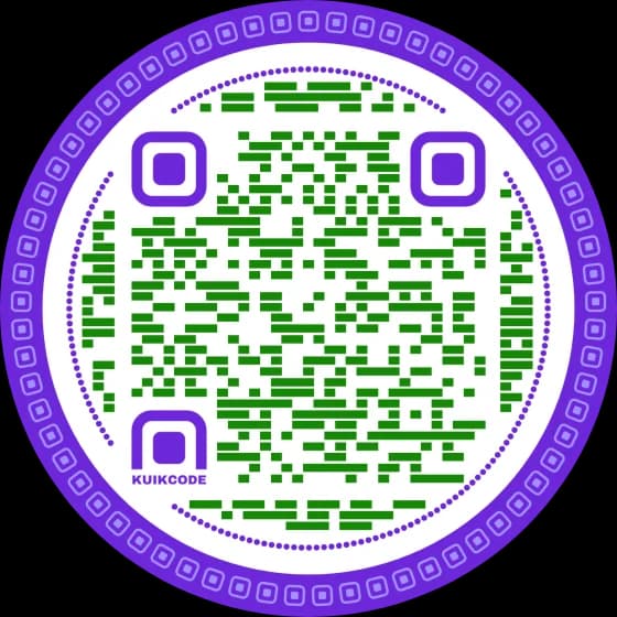 BTS QR code design