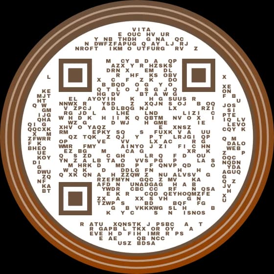 Letters QR code design