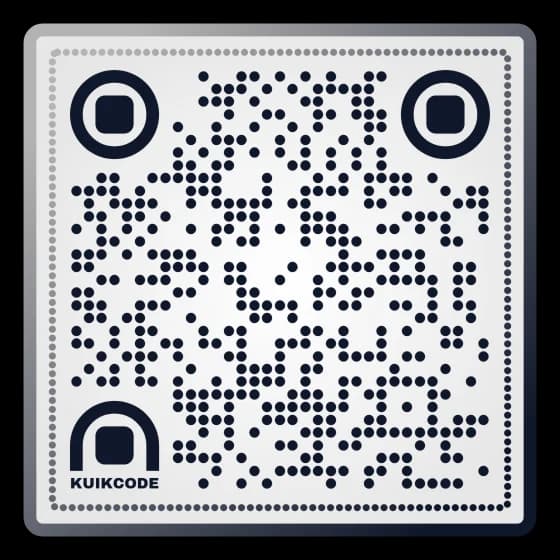 Midnight QR code design