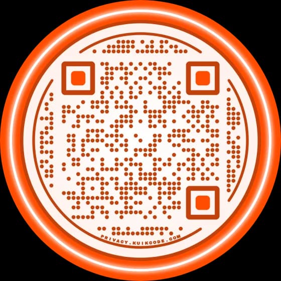Sunset QR code design