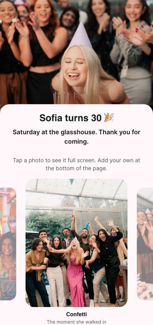 Photo Gallery KuikPage template
