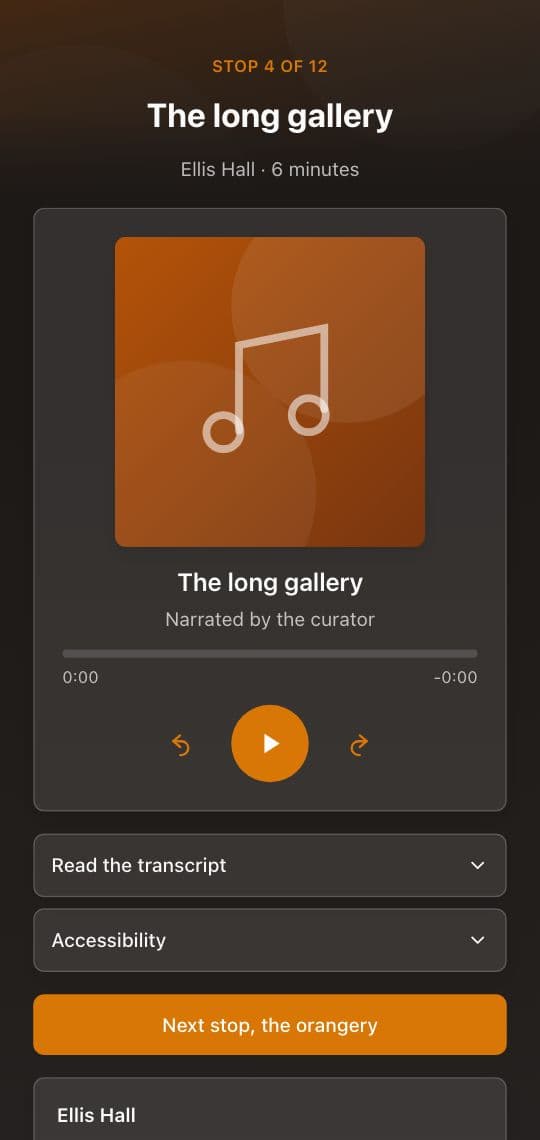 Audio Guide KuikPage template