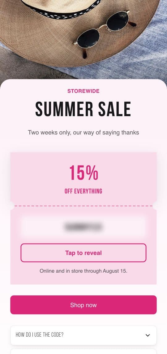 Promotion KuikPage template