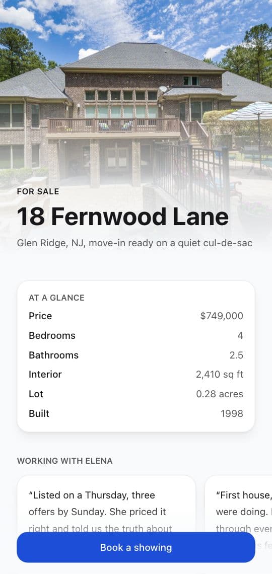 Property Listing KuikPage template