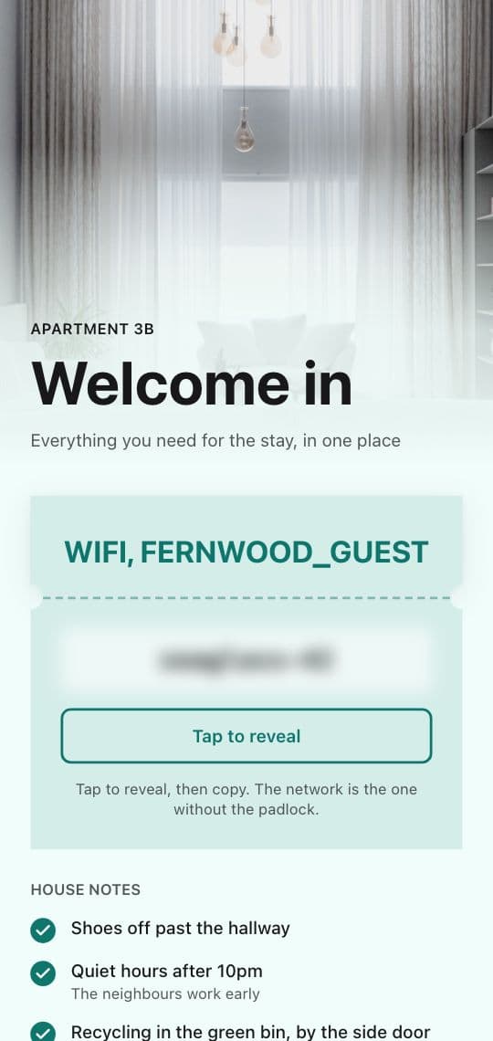 Rental Welcome KuikPage template
