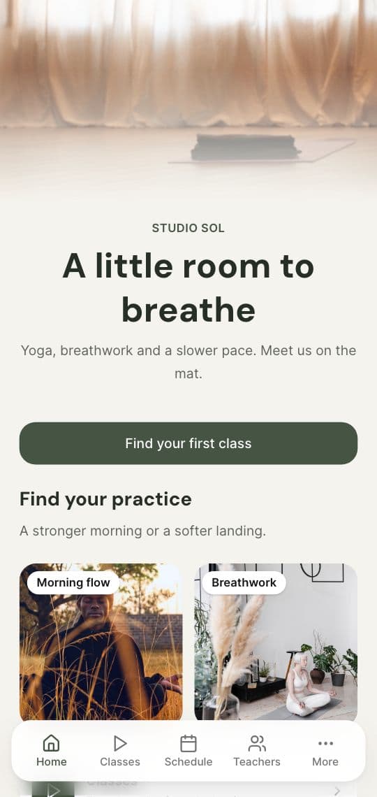 Wellness Studio KuikPage template