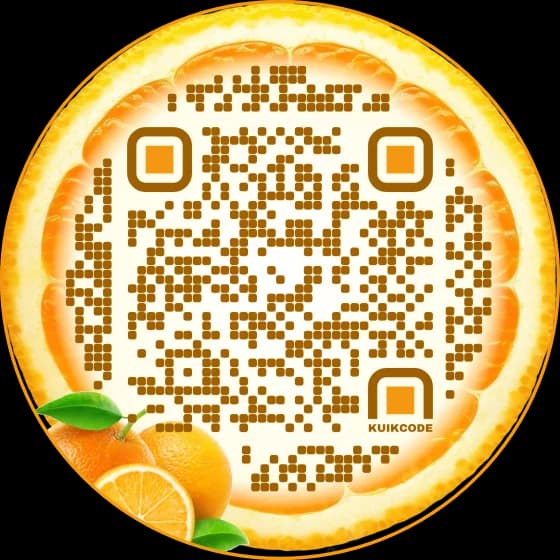 Diseño de código QR Orange