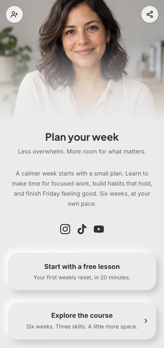 Online Course KuikPage template
