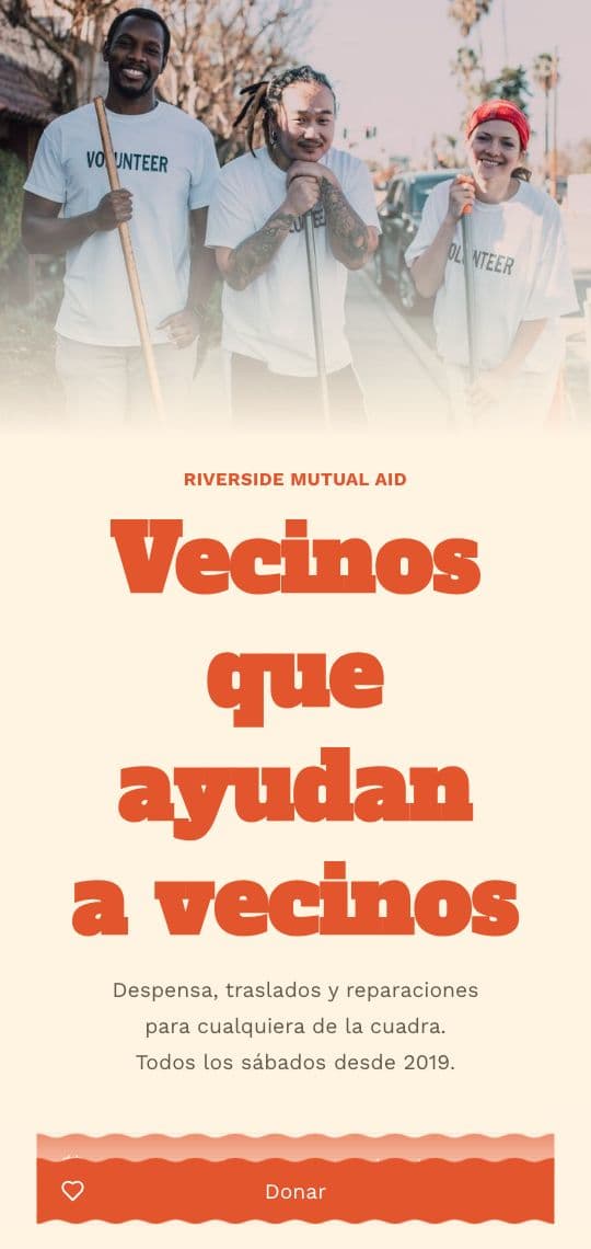 Plantilla de KuikPage ONG