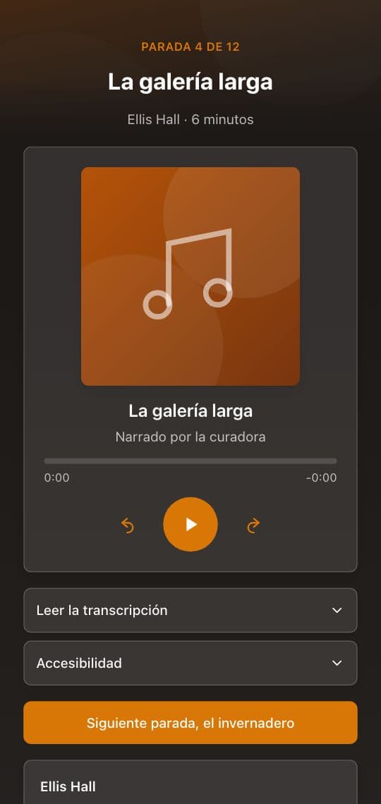 Plantilla de KuikPage Audioguía