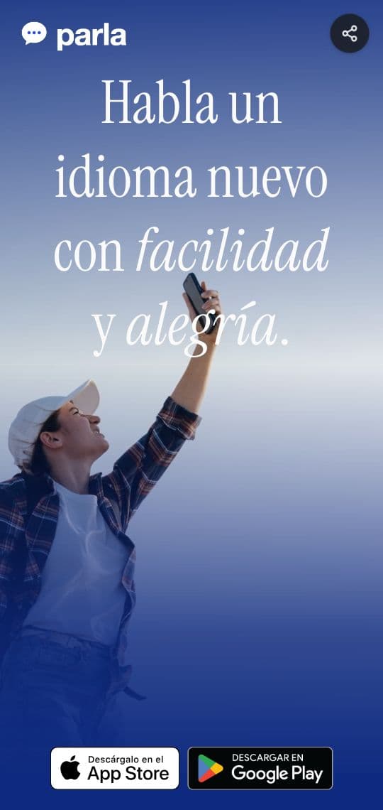 Plantilla de KuikPage App de idiomas