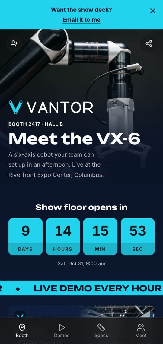 Trade Show Booth KuikPage template