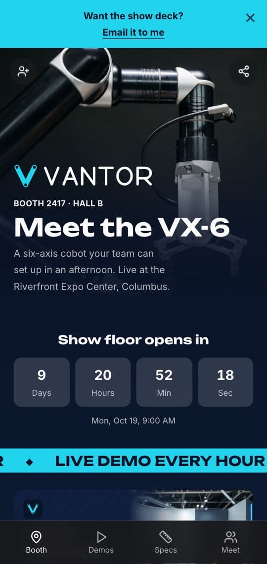 Trade Show Booth KuikPage template